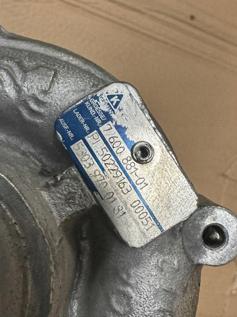 фото №4, Турбина турбонагнетатель mini r55 r56 r57 7600881