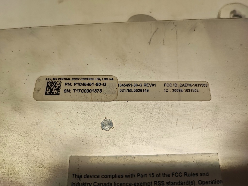 Tesla model x другое устройства 104545100g 2017 Оригинал