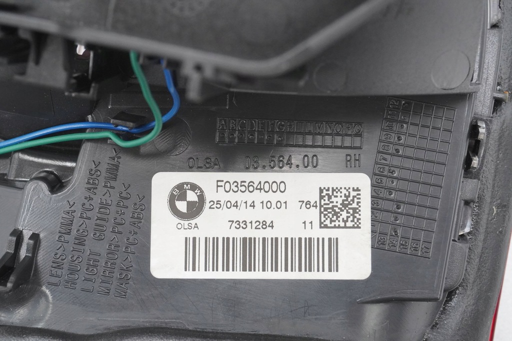 фото №11, Лампа задняя правая bmw x4 f26 7331284 f03564000