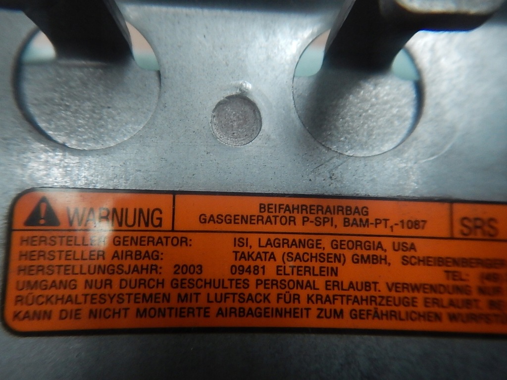 фото №6, Подушка безопасности подушка пассажира toyota avensis t25