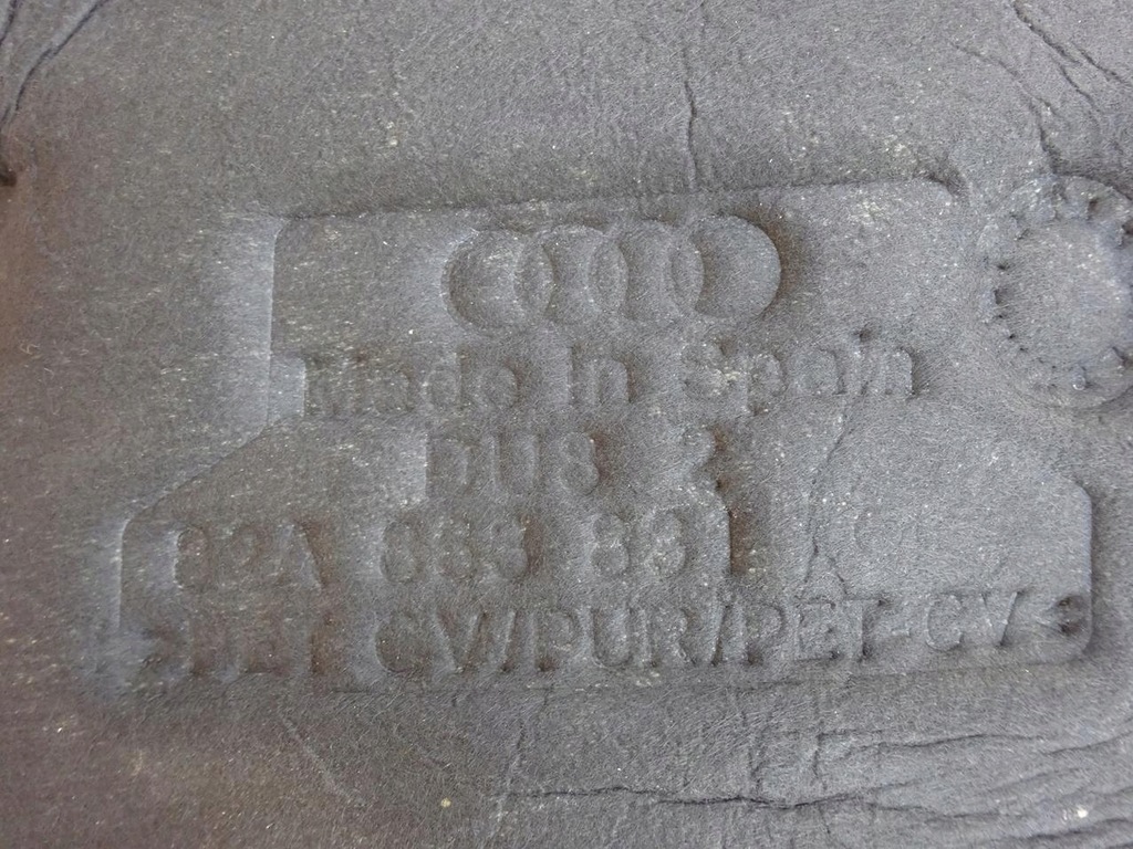 фото №9, Audi a1 82a gb 18- подкрылок шумоизоляция капот 82a863831