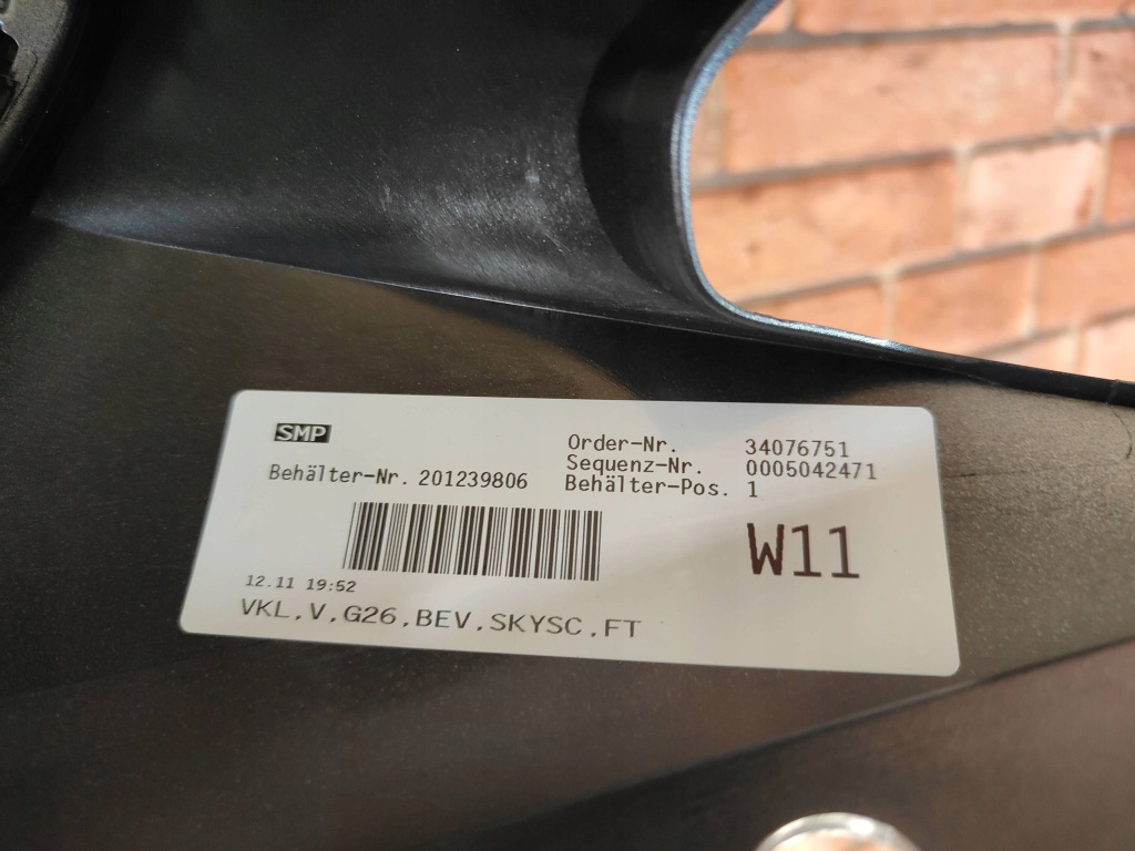 фото №15, Бампер перед передний basic kompletny bmw i4 g26 bev c4w skyscraper grey