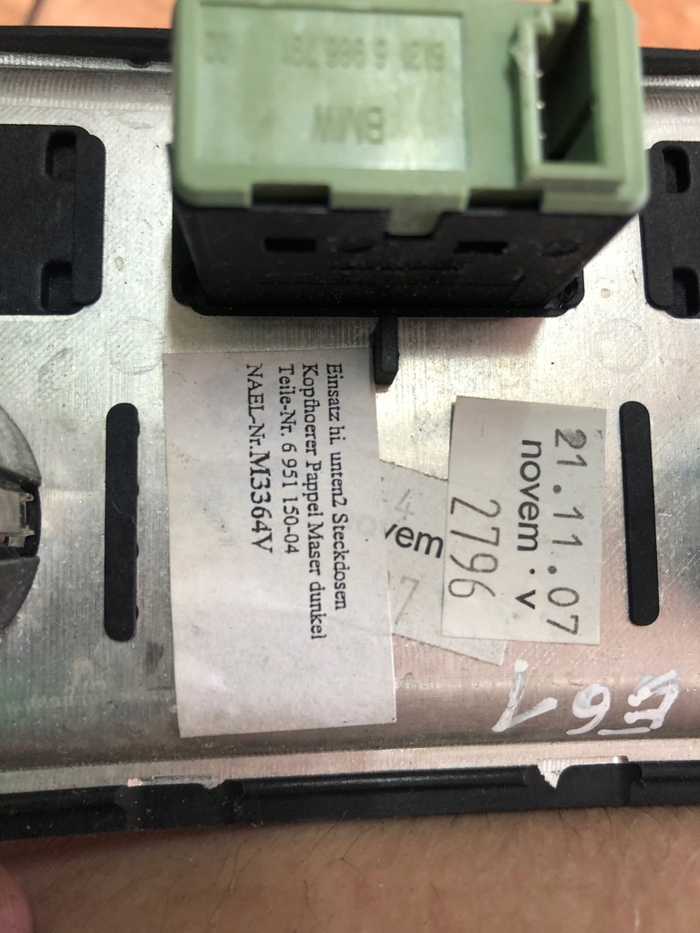 фото №6, Bmw e61 прикурювач aux