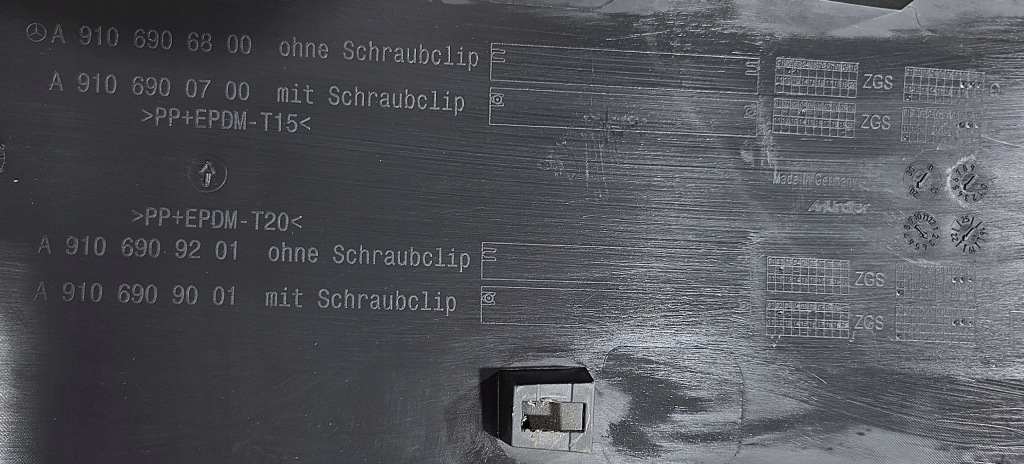 Mercedes-benz sprinter 18- молдинг наружная правая перед a9106900700 w910 Недорого