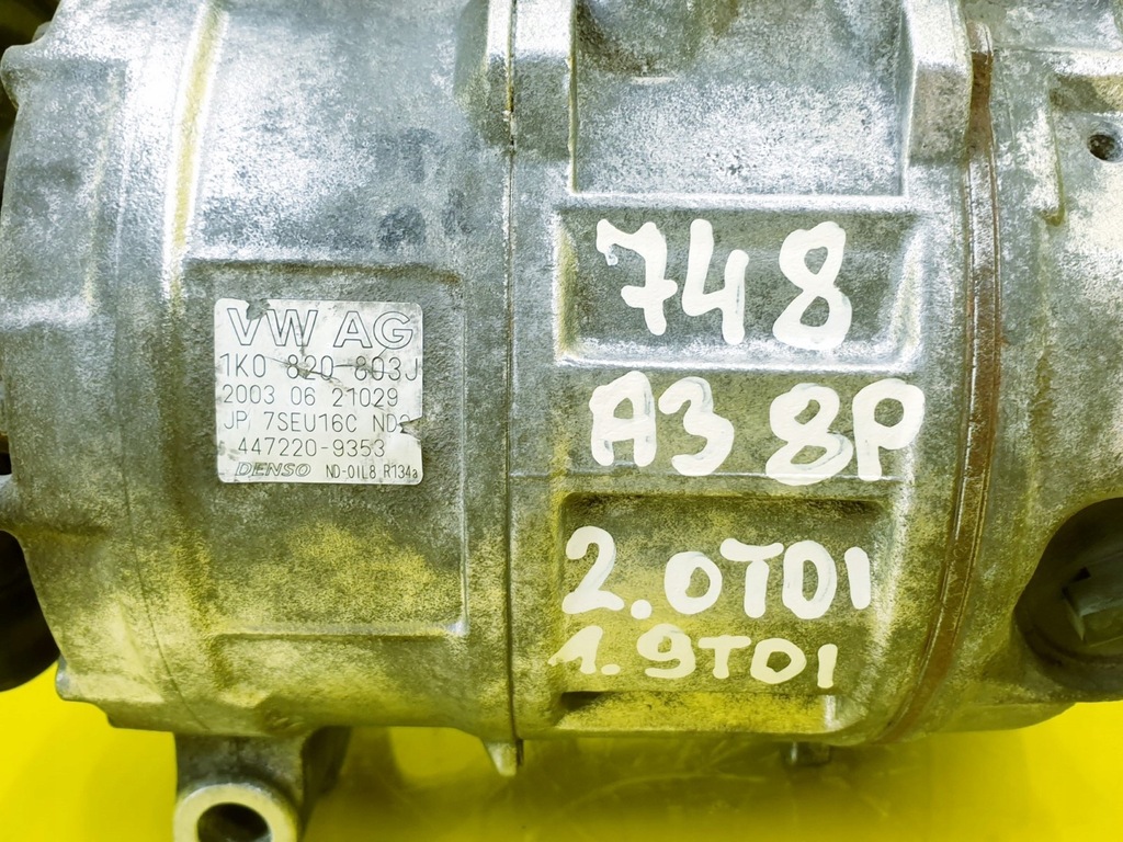 фото №6, Компрессор компрессор кондиционера a3 8p golf v 1.9
