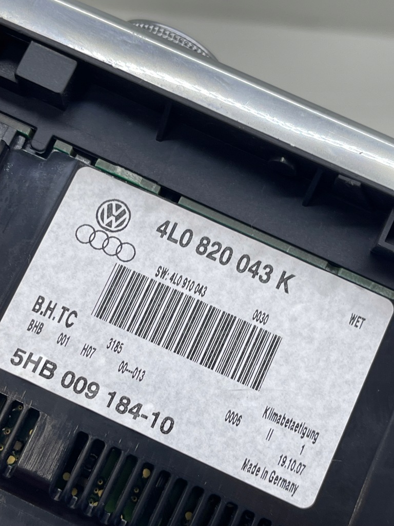 фото №12, Audi q7 4l панель керування вентиляція кондиціонер