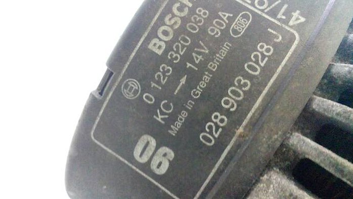 фото №9, Генератор ford galaxy mk1 1,9 tdi 97r. 0123320038