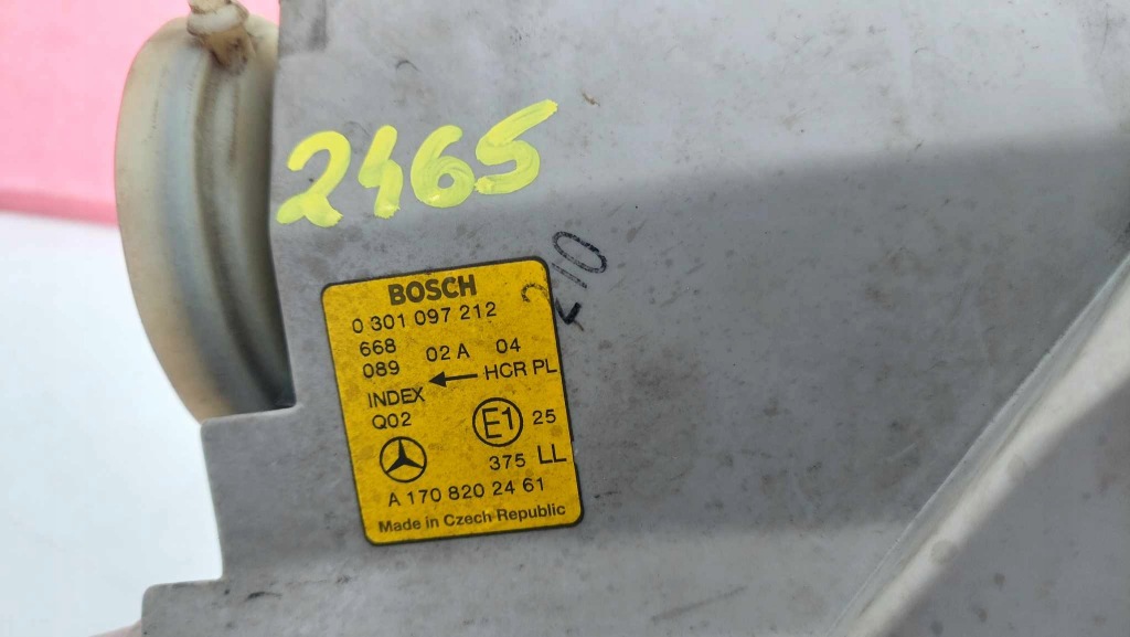 фото №12, Mercedes slk w170 r170 96-04 лампа левая правая перед передняя обычное 2465