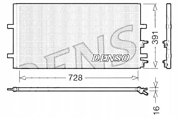 фото №2, Denso конденсатор кондиционера ford transit transit