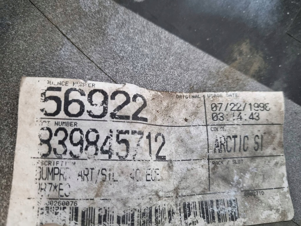 фото №16, Бампер задній bmw z3 e36 1998 839845712