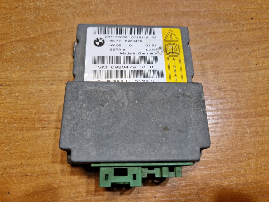 фото №1, Bmw 7 e65 e66 датчик модуль подушка безпеки 6920479