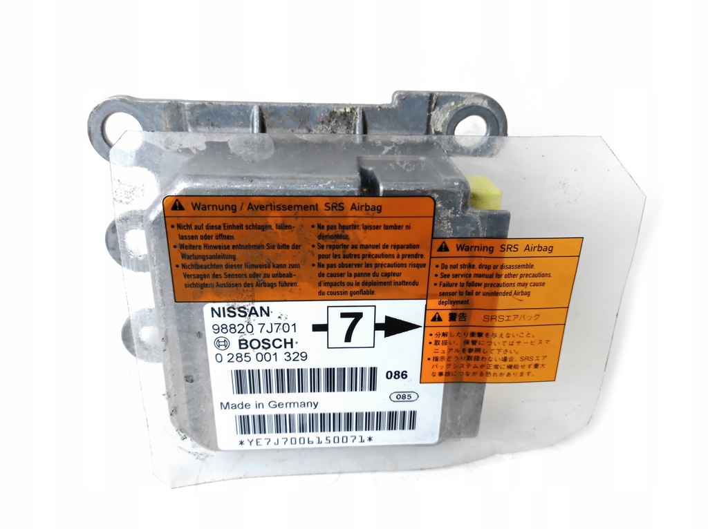 фото №1, Модуль датчик подушка безопасности nissan primera p11 988207j701