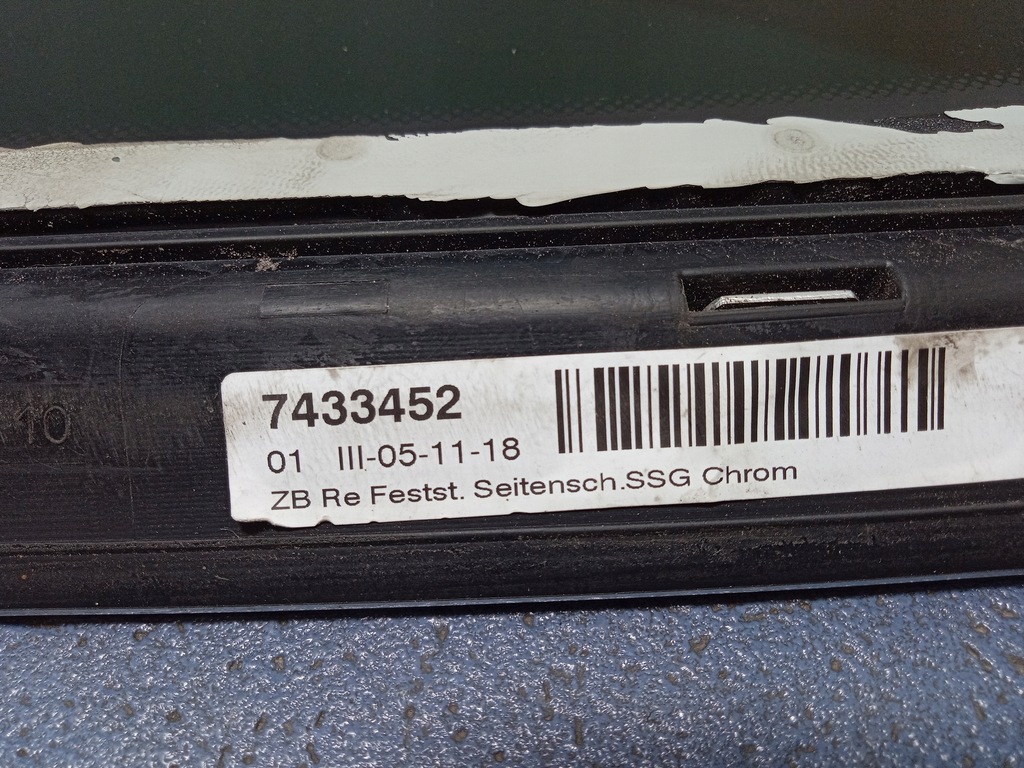 фото №4, Bmw 3 gt f34 lift скло кузовна задня права