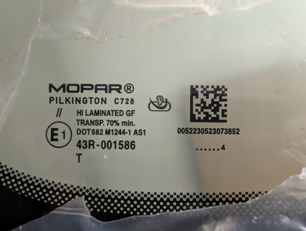 фото №7, Стекло лобовое передняя fiat 500e 500 e 2024- nowa оригинал