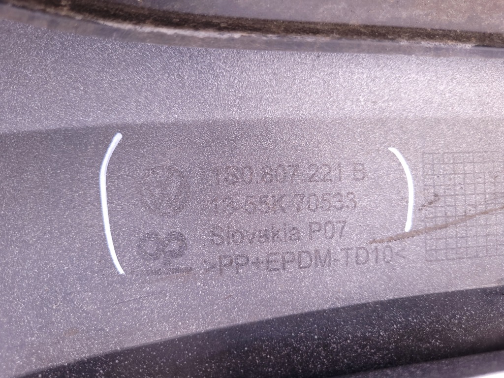 фото №15, Vw up| бампер перед передний 1s0807221b | 0512