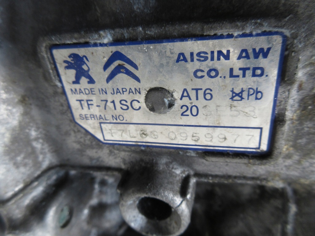 фото №6, Peugeot 5008 ii 2018 r. 1.6 thp 165km коробка передач передач tf-71sc