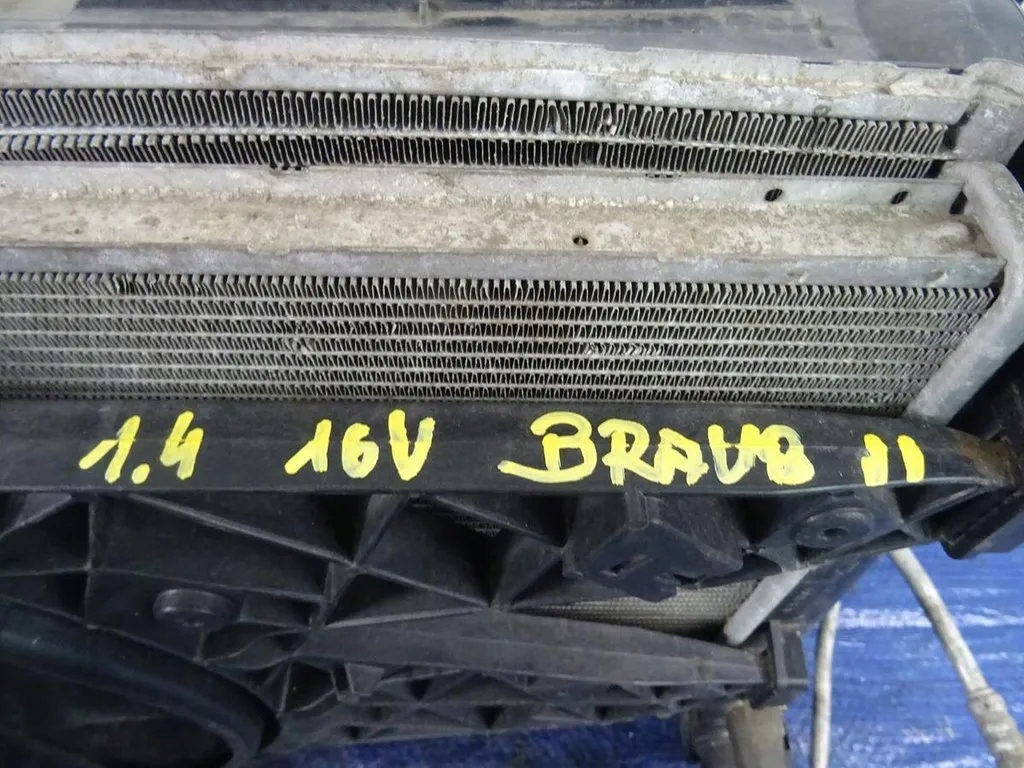 фото №9, Комплект радиатор fiat bravo ii 1.4 16v