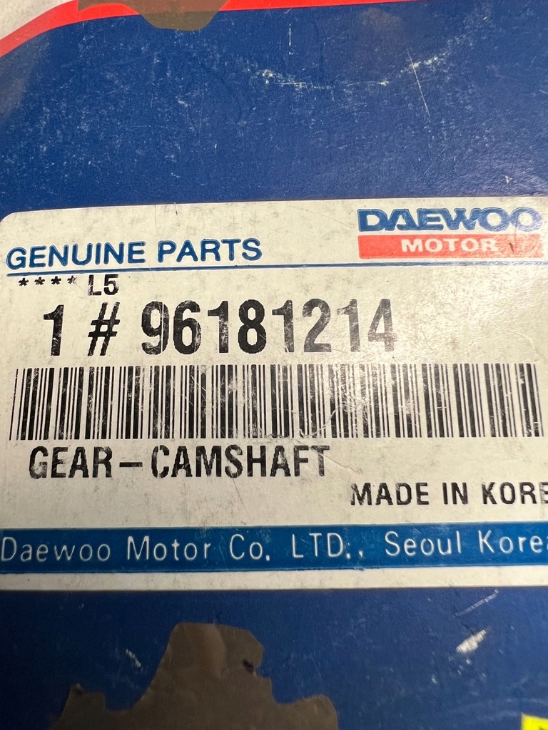 фото №6, Колесо розподільного валу daewoo espero 1,5 dhoc великий праве 96181214