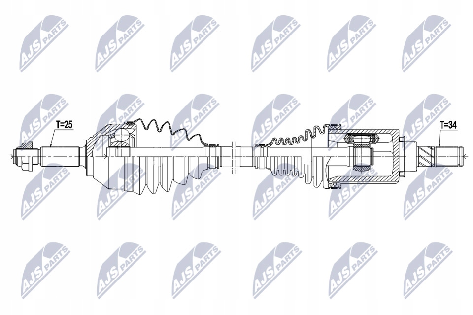 фото №2, Npw-fr-125 nty привідний вал привідна ford ecosport 1.5ti