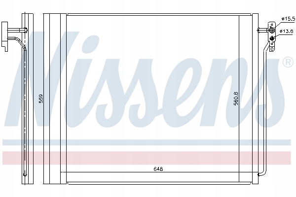 фото №14, Конденсатор nissens lr011406 jrb500200 lr010843 1613