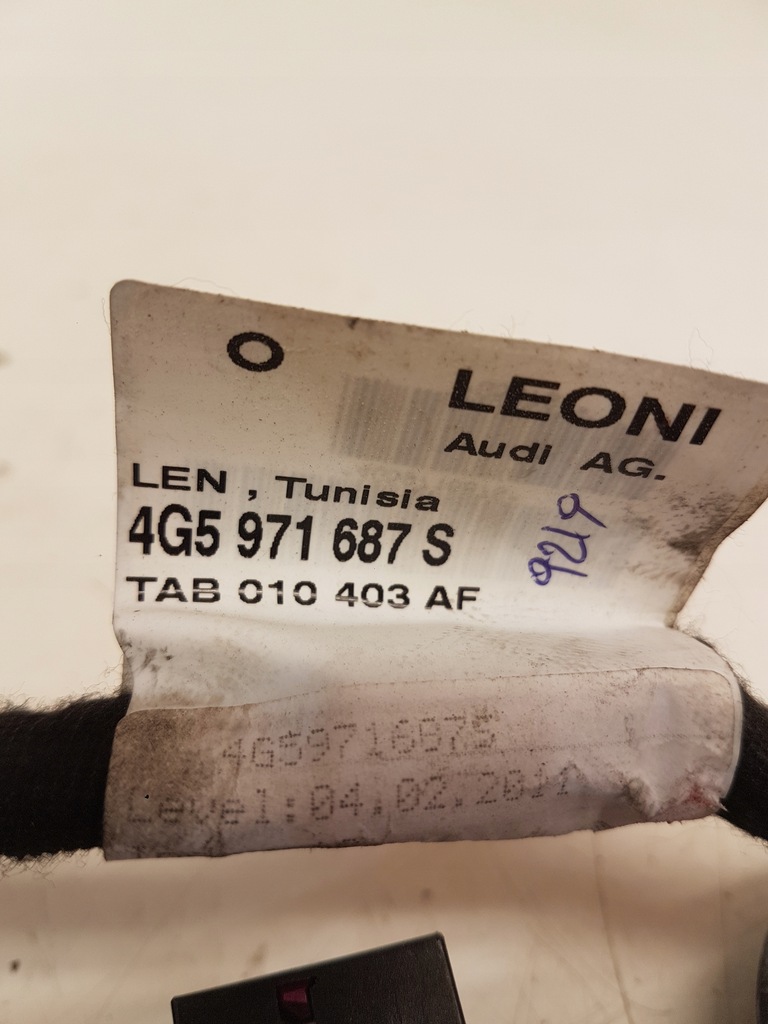 фото №5, Джгут двері лівий задня audi a6 c7 4g5971687s