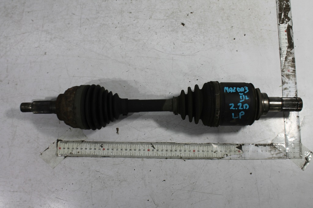 фото №1, Привідний вал лівий перед mazda 3 ii bl 2.2 d 08-13