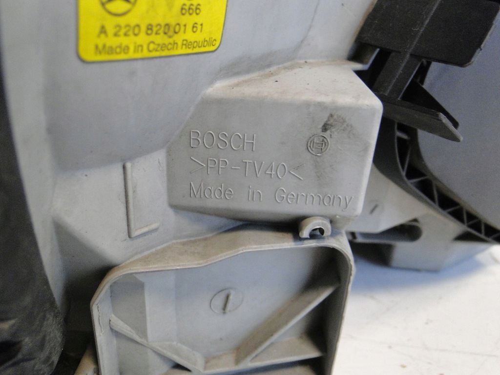 фото №13, Mercedes s w220 220 przed liftem лампа левая h7