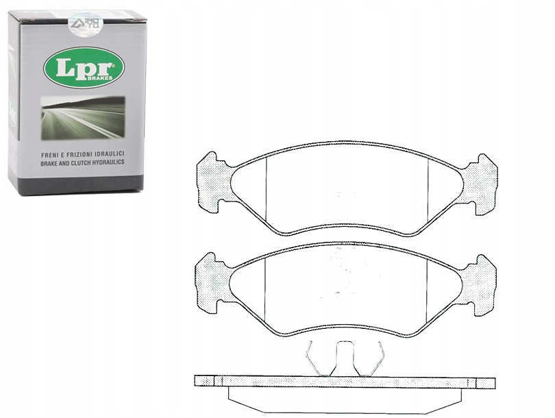 фото №1, Тормозные колодки тормозные ford fiesta fiesta iii 1.1-1.8d