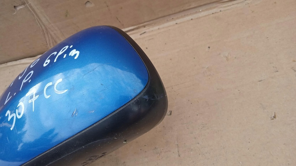 фото №6, Peugeot 307 cc дзеркало ліва 6 pin kmfd