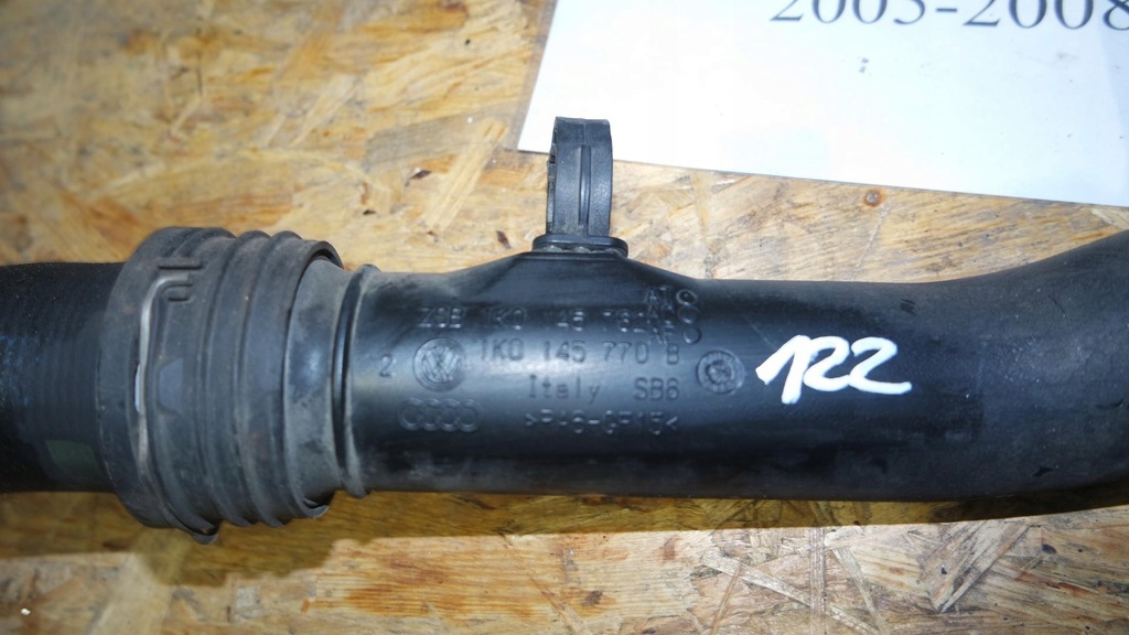 фото №7, Wąż труба интеркулер vw golf v plus 1.9 tdi 1k0129618ae 1k0145770b