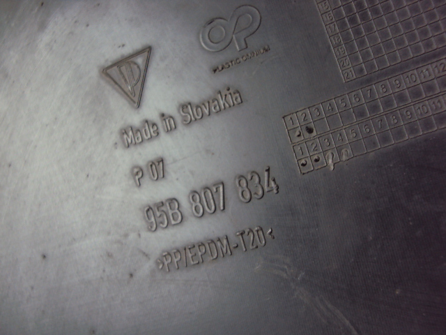 фото №7, Спойлер диффузор бампера задняя porsche macan