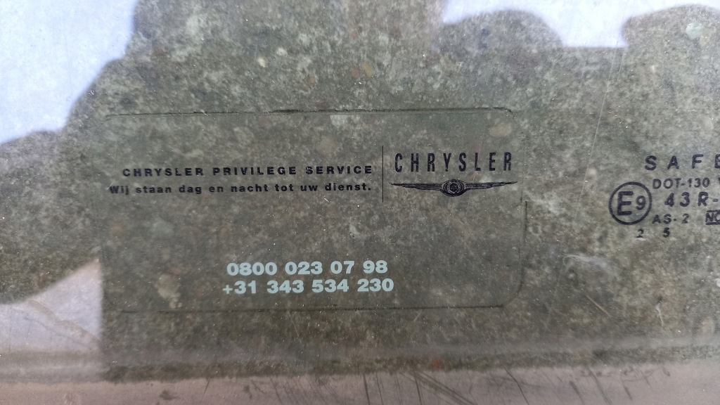 фото №3, Стекло дверь левый перед chrysler pt cruiser