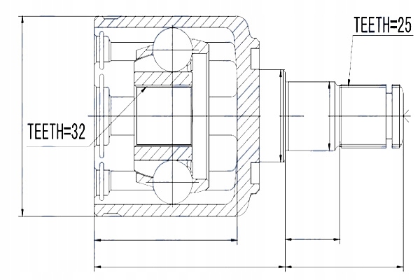 фото №4, Nty шарнир внутренний land rover freelander 1996-2001
