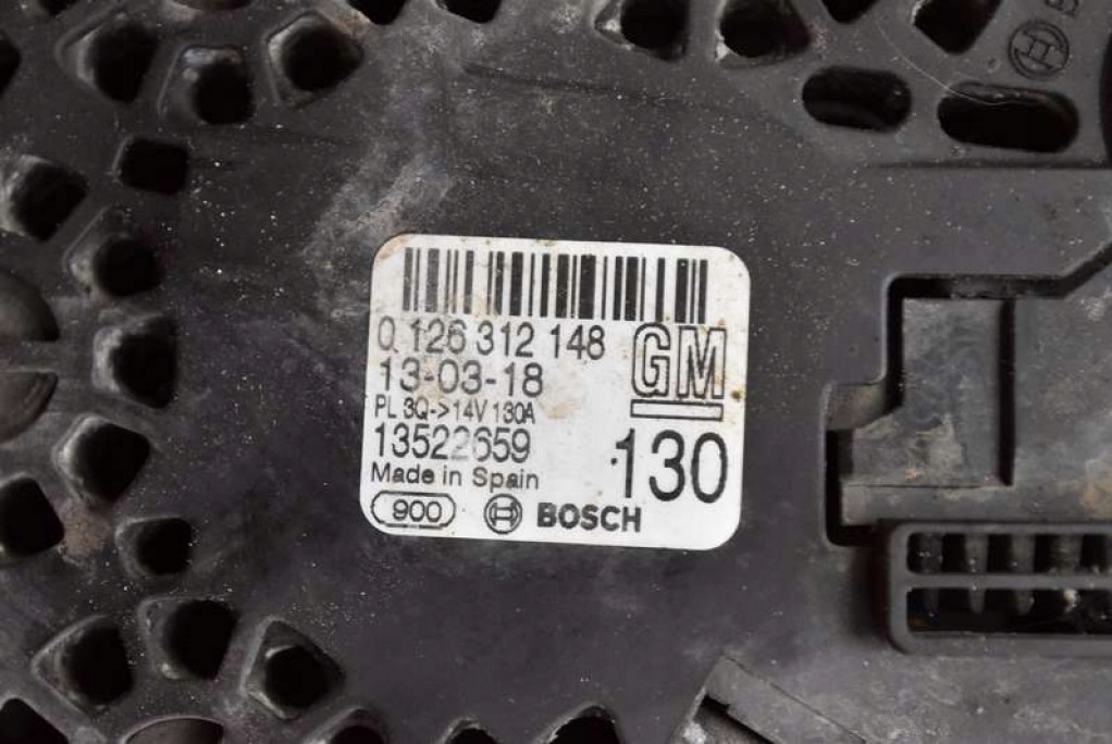 Генератор 13522659 opel astra 5 v k 1.4 t 125 km 15-20 Зі Шроту