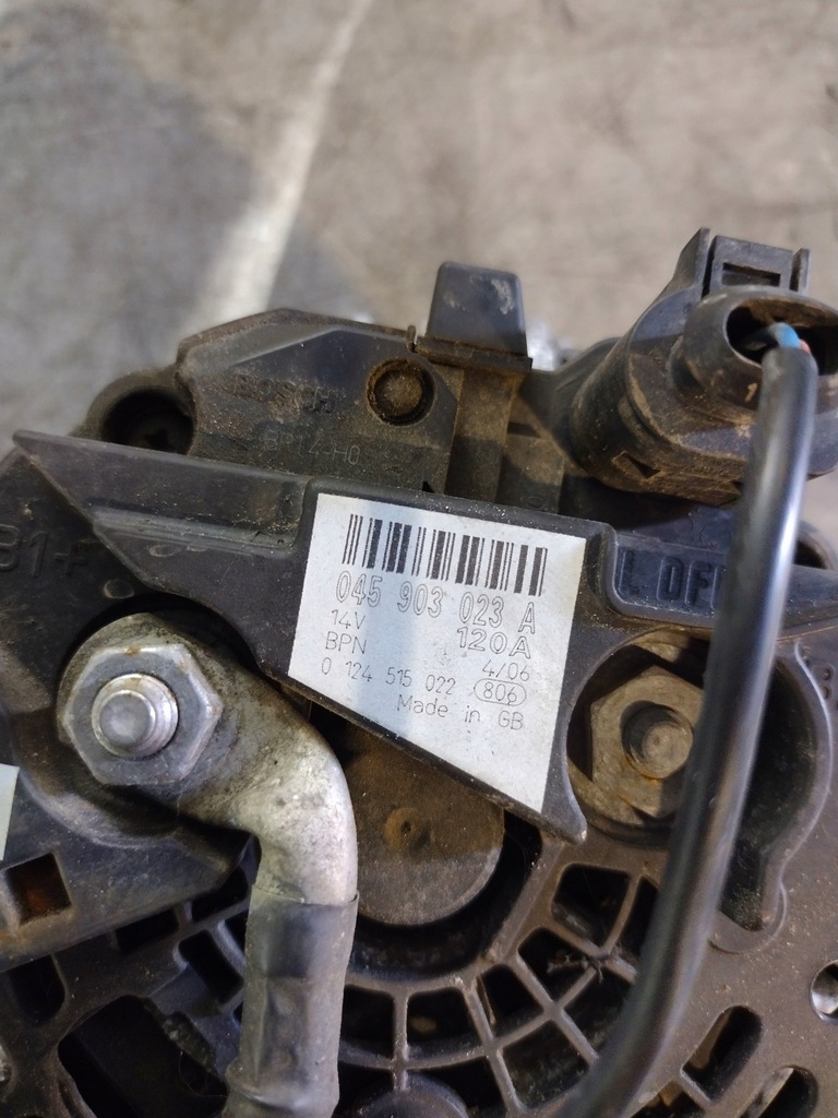 фото №8, Генератор 045903023a vw polo 1.4 tdi