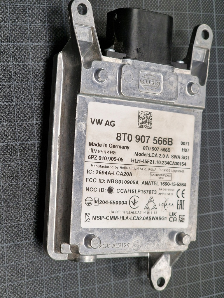 фото №1, 8t0907566b радар porsche macan, ассистент поперечина