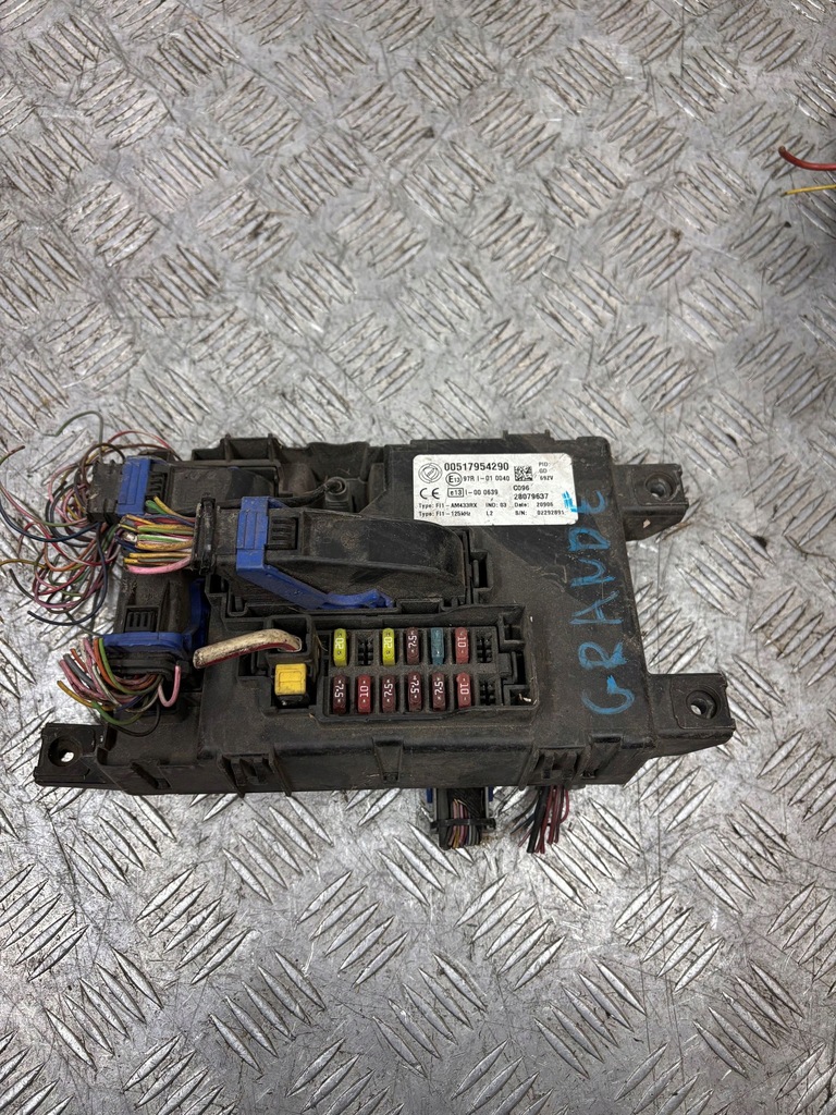 фото №1, Коробка запобіжників fiat оригінальний номер 00517954290