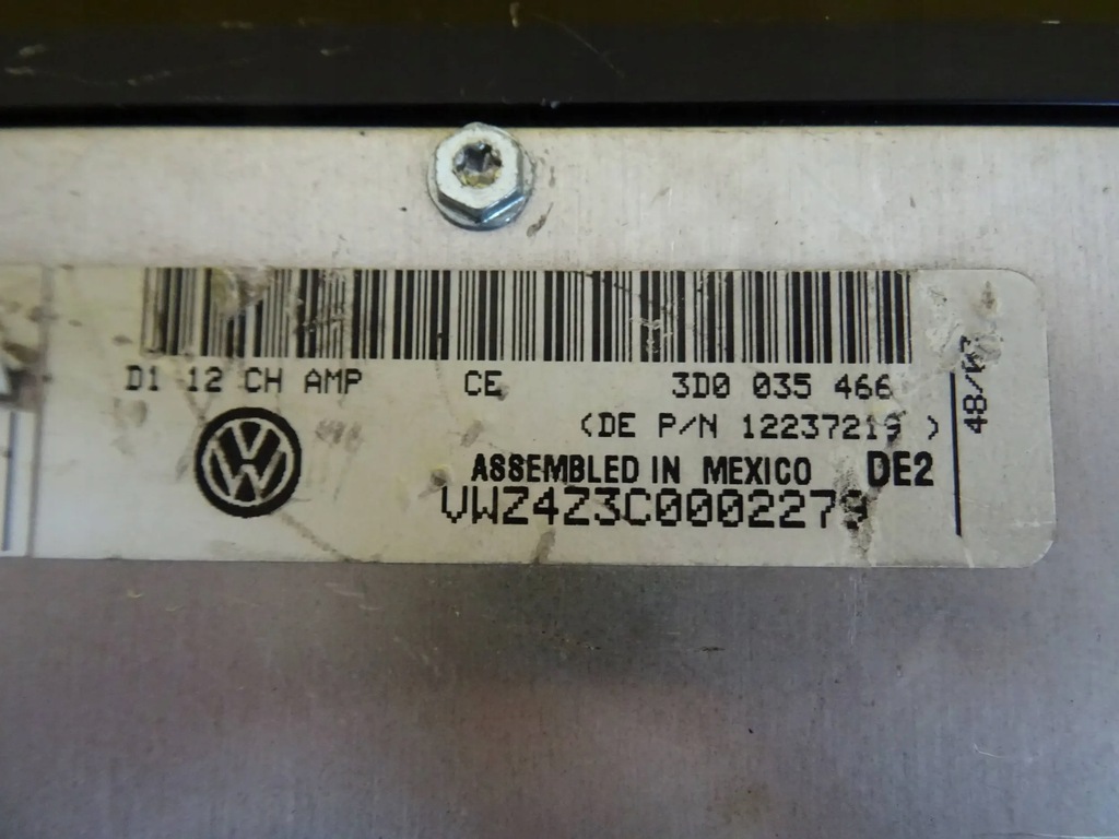 фото №7, Усилитель радио vw phaeton 3d0035466 nr120