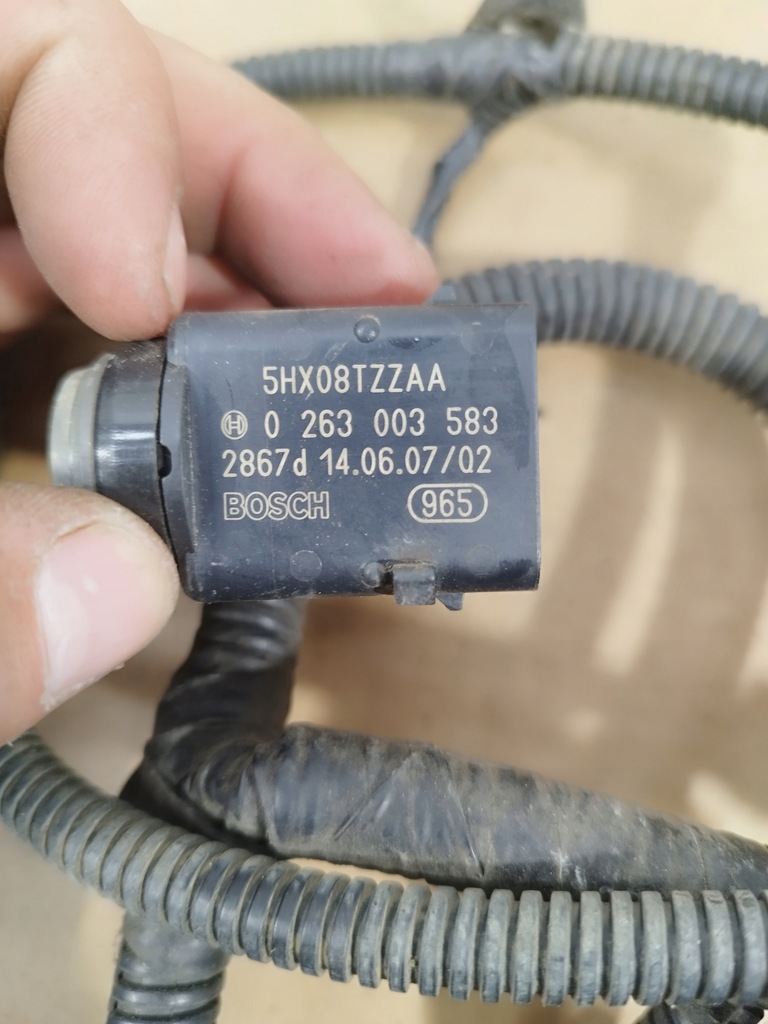 фото №6, Жгут + датчики парковки pdc бампер перед jeep grand cherokee iii wk1