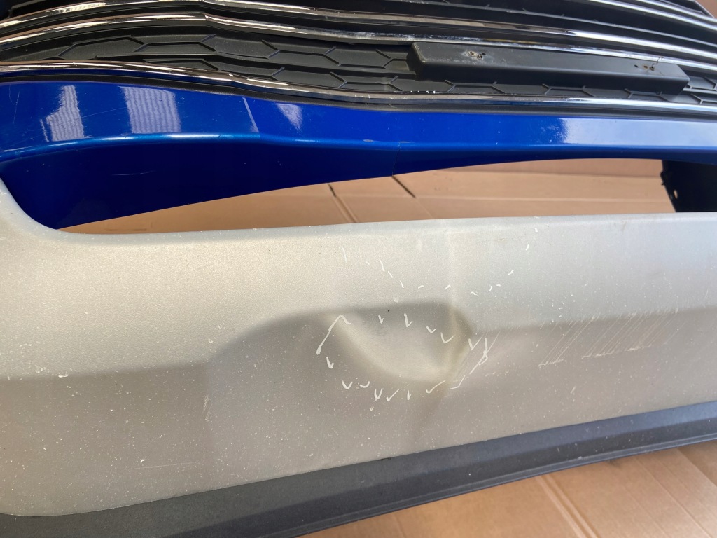 фото №6, Ford ecosport 2012-2017 бампер перед kompletny niebieski металік