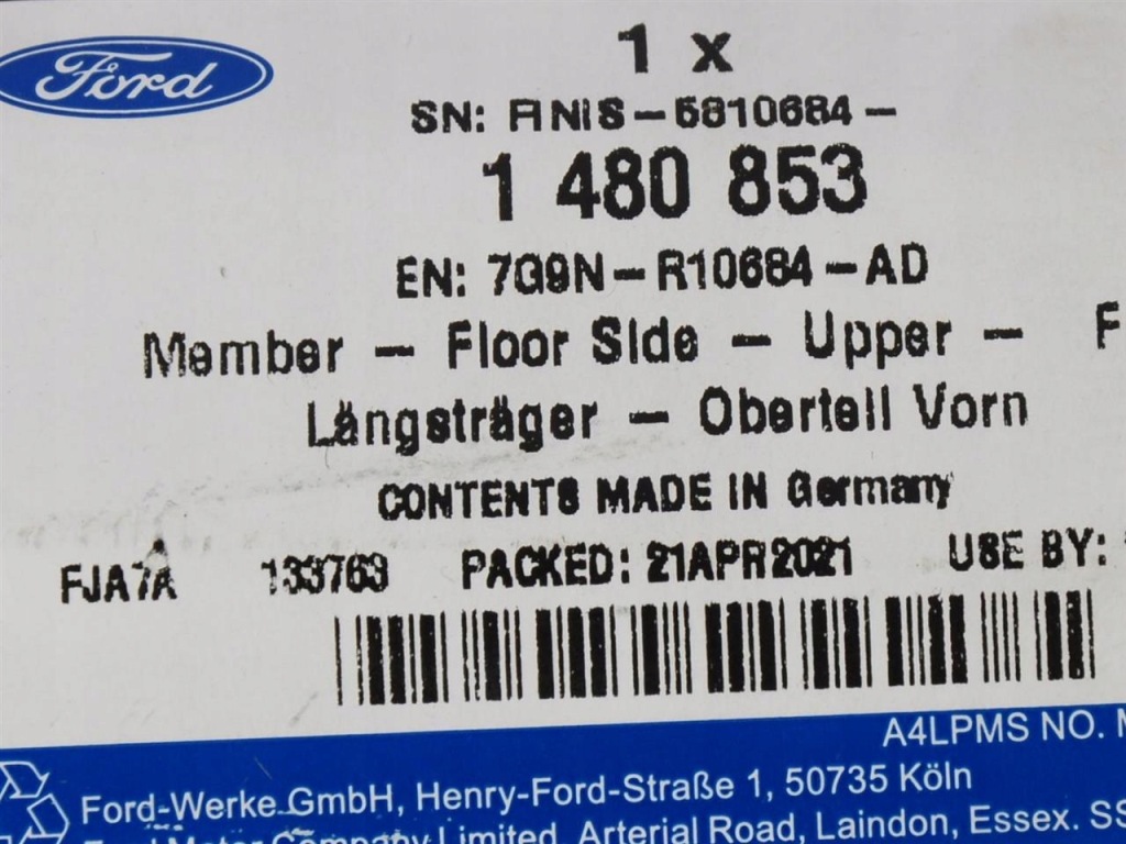 фото №4, Балка кронштейн распорка перед mondeo s-max galaxy