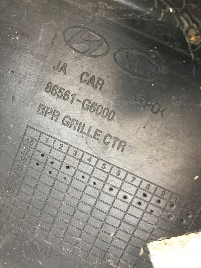 фото №11, Kia picanto 86561-g6000 накладка решётка радиатора