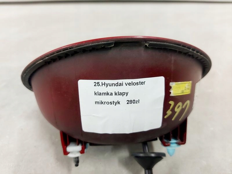 фото №6, Veloster 1 i ручка крышки багажника микровыключатель p9r