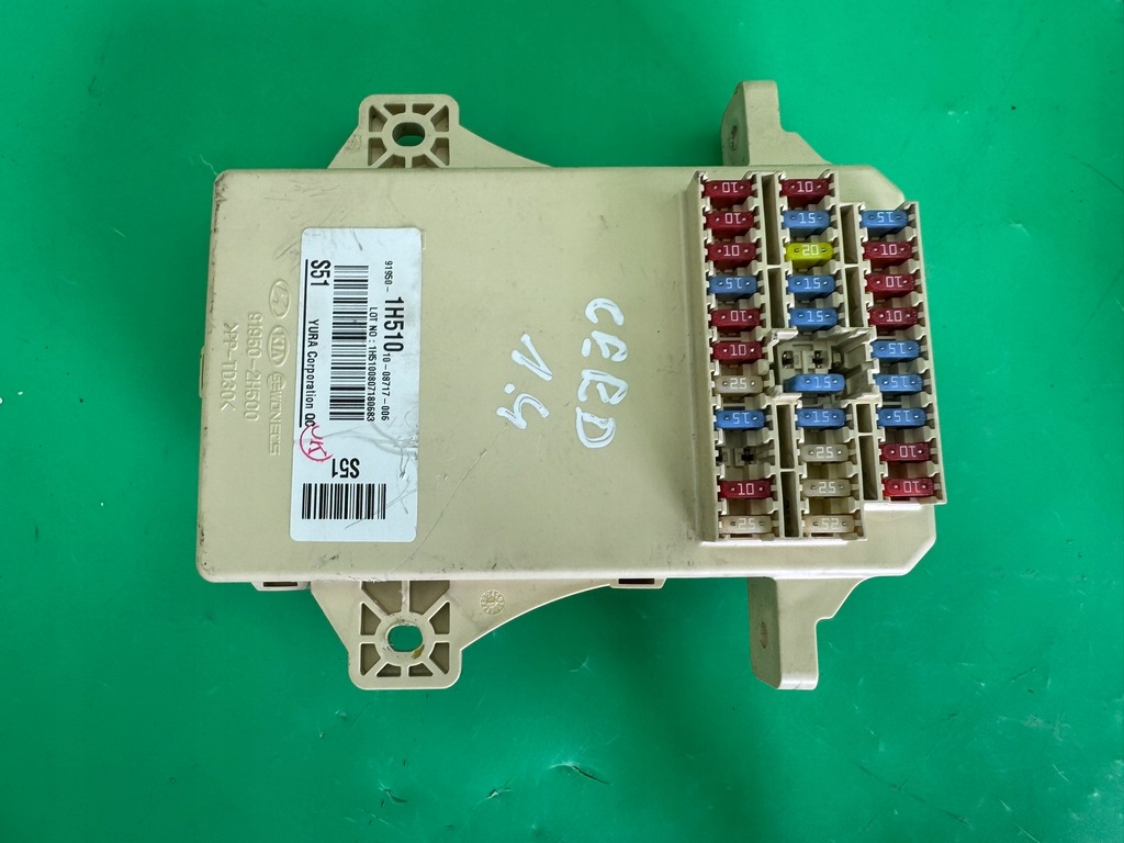 фото №8, Бортовий комп'ютер набір стартовий імобілайзер запуск 39110-2b520 kia ceed i 1.4 16v dohc 06-