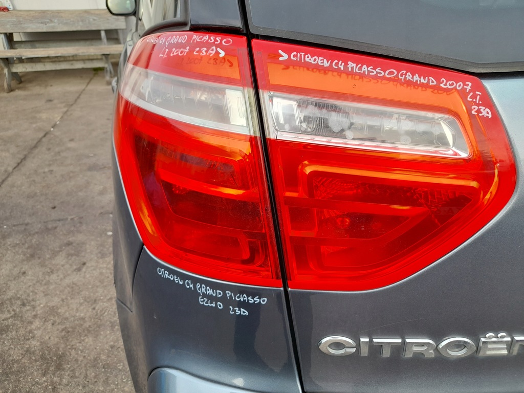 фото №12, Citroen c4 grand picasso лампа лівий задня ліва задня крила