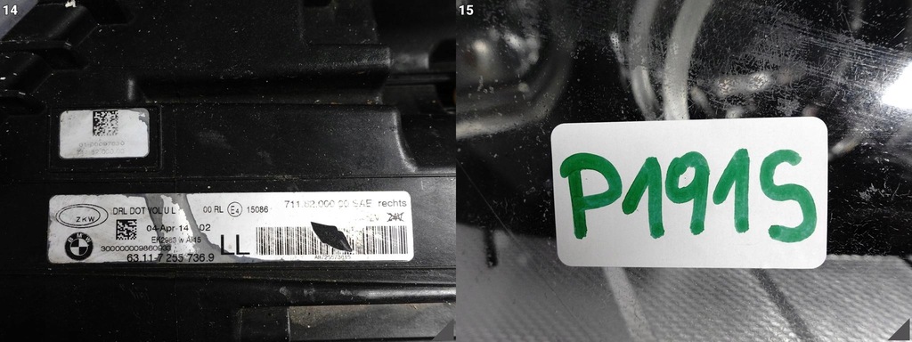 фото №12, Bmw 6 f12 f13 f06 10-14 лампа full led адаптивний права перед usa +блоки управління