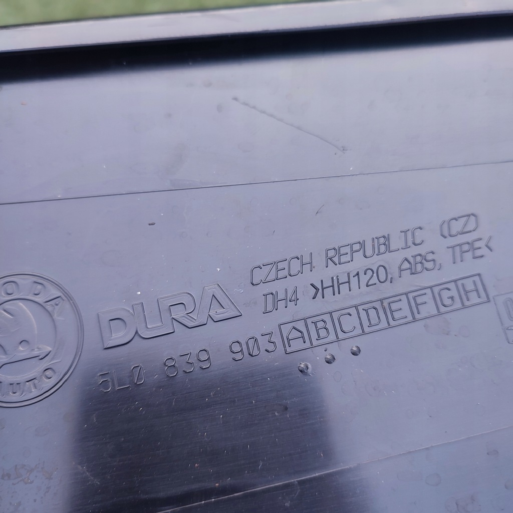 фото №5, Защита молдинг стойка дверь левый задняя skoda yeti