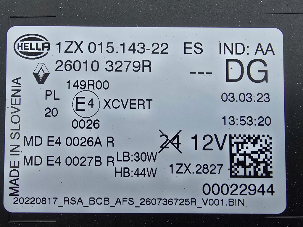 Renault megane 5 v full led фара передня комплект Недорого