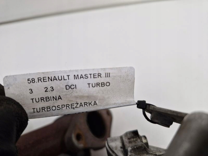 фото №7, Renault master 3 iii 2.3 dci турбонагнетатель турбина turbo 144104619r