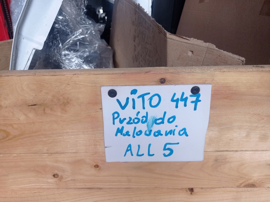 фото №15, Kompletny перед mercedes vito 447 2.2 cdi europa капот крила бампер